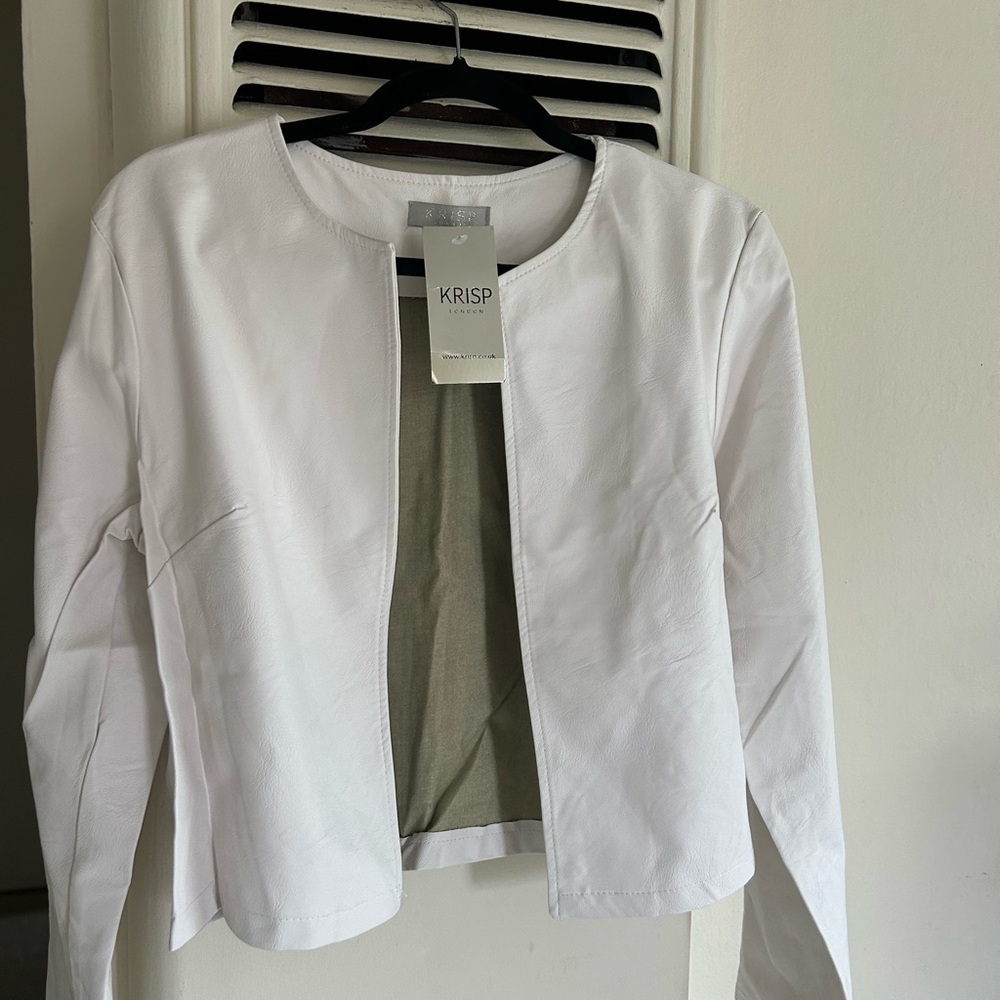 Krisp Women's Classic White Blazer